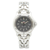 タグホイヤー セル 腕時計 WG1213-K0 クオーツ グレー文字盤 ステンレススチール メンズ TAG HEUER 【中古】
